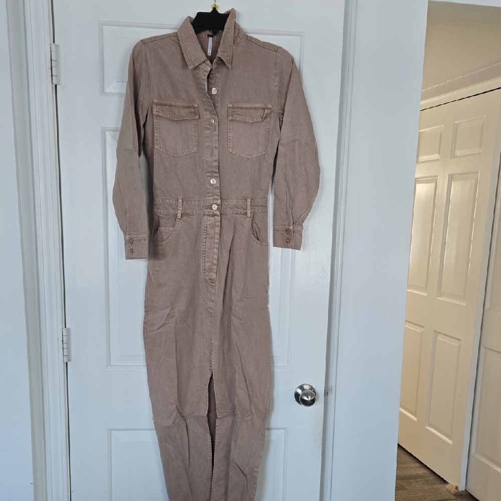 NWT! Young Fabulous & Broke "Benson" Utility Dress XS